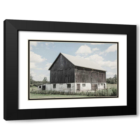 Weathered IV Black Modern Wood Framed Art Print with Double Matting by Urquhart, Elizabeth