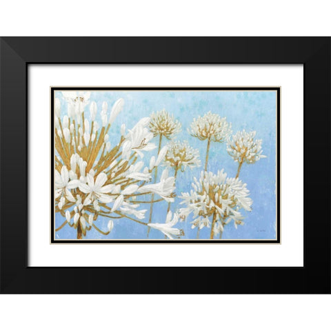 Golden Spring Black Modern Wood Framed Art Print with Double Matting by Wiens, James