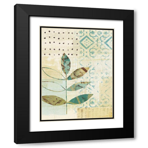 Peaceful Nature III Black Modern Wood Framed Art Print with Double Matting by Mullan, Michael