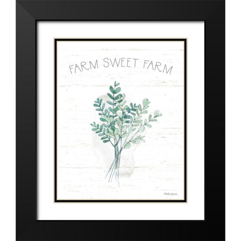 Farmhouse Cotton V Black Modern Wood Framed Art Print with Double Matting by Grove, Beth