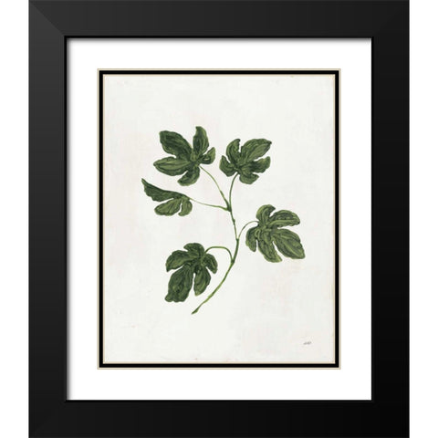 Botanical Study III Greenery Black Modern Wood Framed Art Print with Double Matting by Purinton, Julia