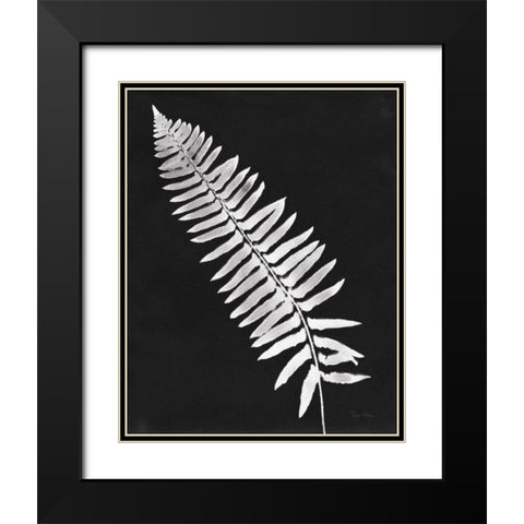 Nature by the Lake Ferns IV Black Crop Black Modern Wood Framed Art Print with Double Matting by Rhue, Piper