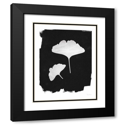 Nature by the Lake Gingko II Black Black Modern Wood Framed Art Print with Double Matting by Rhue, Piper