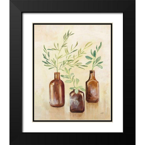 Woodland Still Life II Black Modern Wood Framed Art Print with Double Matting by Purinton, Julia