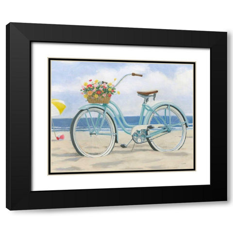 Beach Time III Black Modern Wood Framed Art Print with Double Matting by Wiens, James