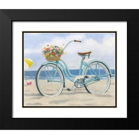 Beach Time III Black Modern Wood Framed Art Print with Double Matting by Wiens, James