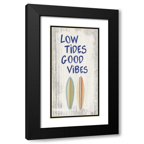 Beach Time V Black Modern Wood Framed Art Print with Double Matting by Wiens, James