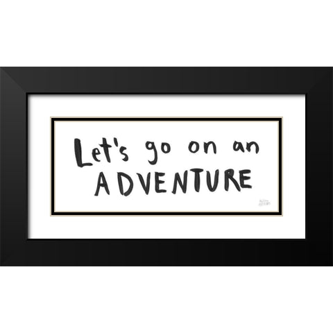 Scandy Baby IX Black Modern Wood Framed Art Print with Double Matting by Averinos, Melissa