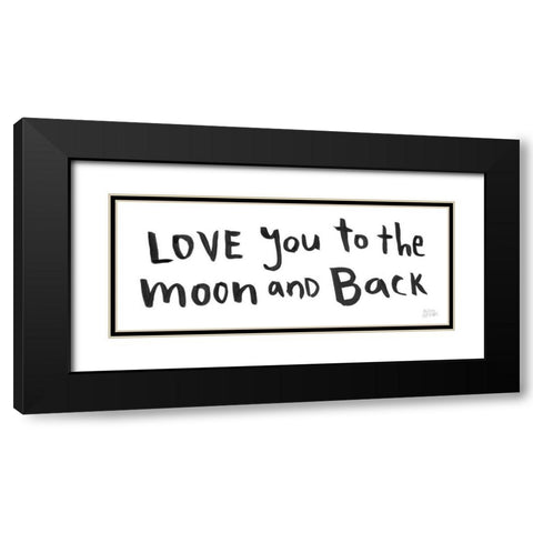 Scandy Baby X Black Modern Wood Framed Art Print with Double Matting by Averinos, Melissa