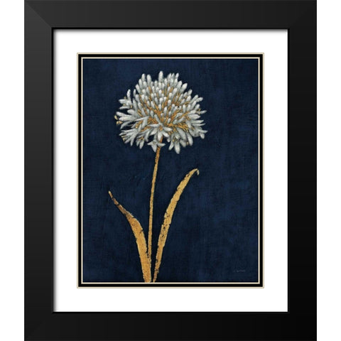 Shimmering Summer I Indigo Crop Black Modern Wood Framed Art Print with Double Matting by Wiens, James