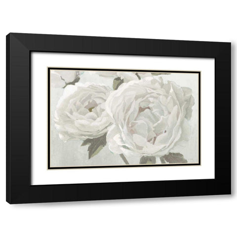 Essence of June II Neutral Black Modern Wood Framed Art Print with Double Matting by Wiens, James