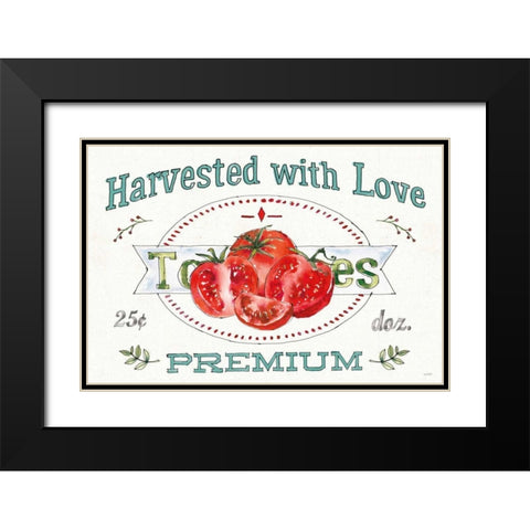 Veggie Market I Black Modern Wood Framed Art Print with Double Matting by Tavoletti, Anne