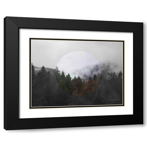 Bold Adventures II v2 No Words Black Modern Wood Framed Art Print with Double Matting by Marshall, Laura