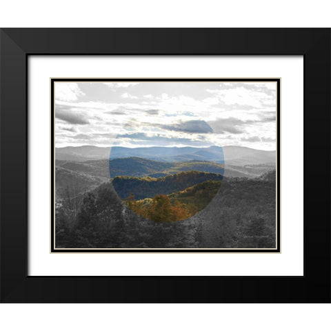 Bold Adventures VI v2 No Words Black Modern Wood Framed Art Print with Double Matting by Marshall, Laura