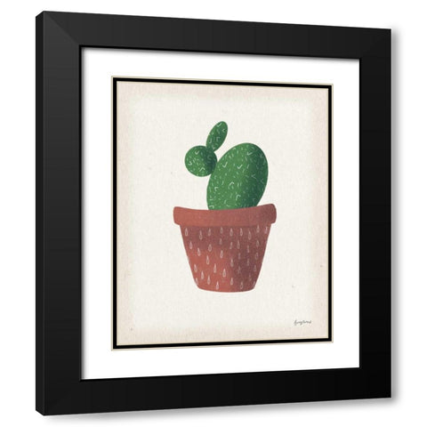 Greenhouse II Black Modern Wood Framed Art Print with Double Matting by Thorns, Becky