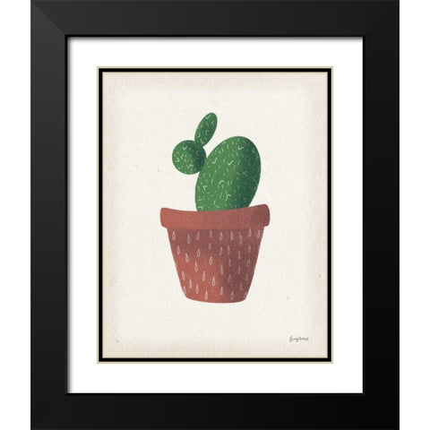 Greenhouse II Black Modern Wood Framed Art Print with Double Matting by Thorns, Becky