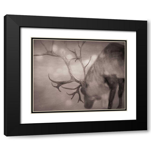 If on a Winters Night Sepia Black Modern Wood Framed Art Print with Double Matting by Bevan, Keri