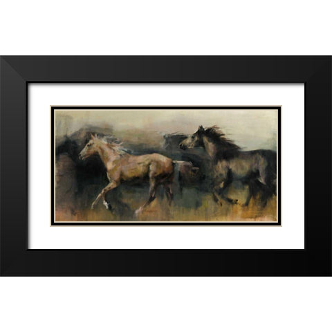 Roaming the West Flipped Crop Black Modern Wood Framed Art Print with Double Matting by Hageman, Marilyn