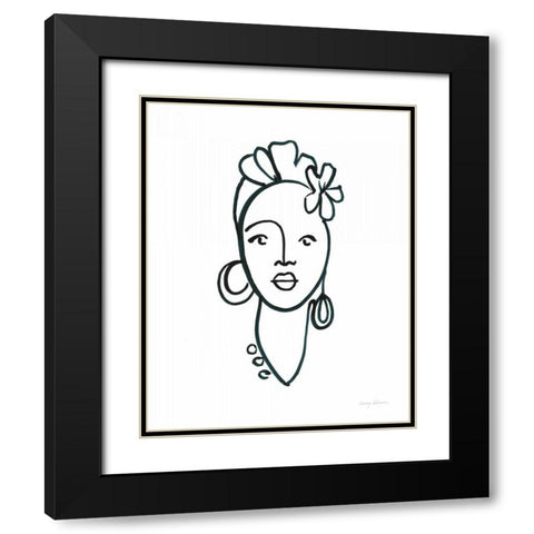 Beauty III Black Modern Wood Framed Art Print with Double Matting by Tillmon, Avery