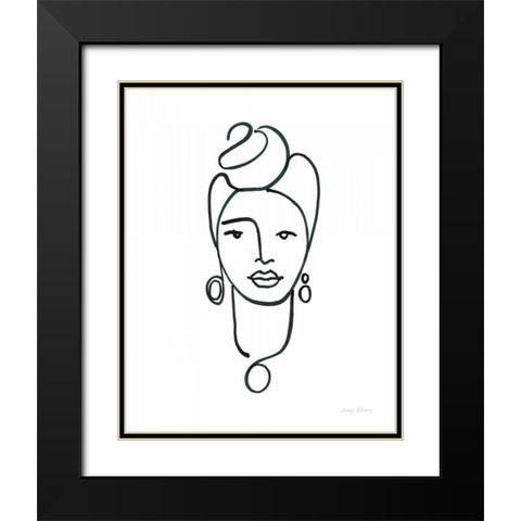 Beauty IV Black Modern Wood Framed Art Print with Double Matting by Tillmon, Avery