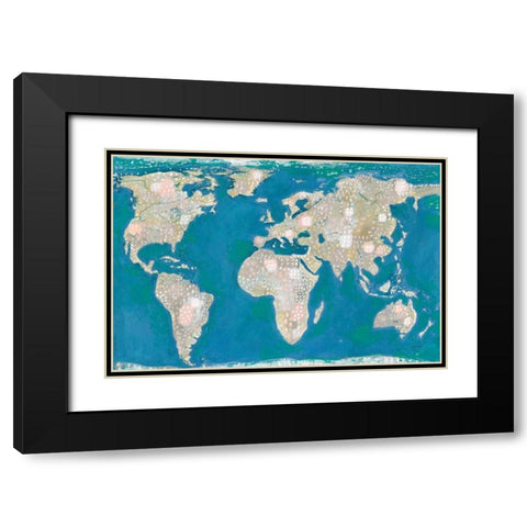 Artsy World Black Modern Wood Framed Art Print with Double Matting by Mack, Lynn