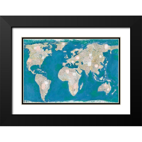 Artsy World Black Modern Wood Framed Art Print with Double Matting by Mack, Lynn