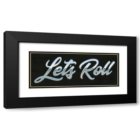 Lets Roll III Black Modern Wood Framed Art Print with Double Matting by Wiens, James