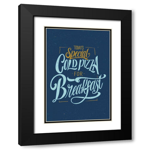 Guilty Pleasures Black Modern Wood Framed Art Print with Double Matting by Thorns, Becky