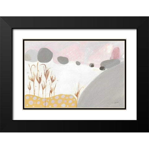 Creation Sings I Black Modern Wood Framed Art Print with Double Matting by Mack, Lynn