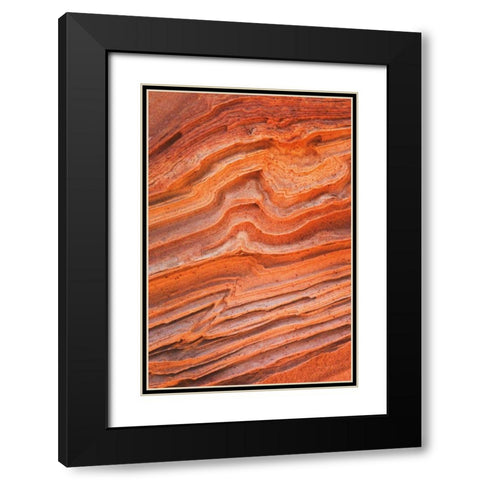Coyote Buttes IV Black Modern Wood Framed Art Print with Double Matting by Majchrowicz, Alan
