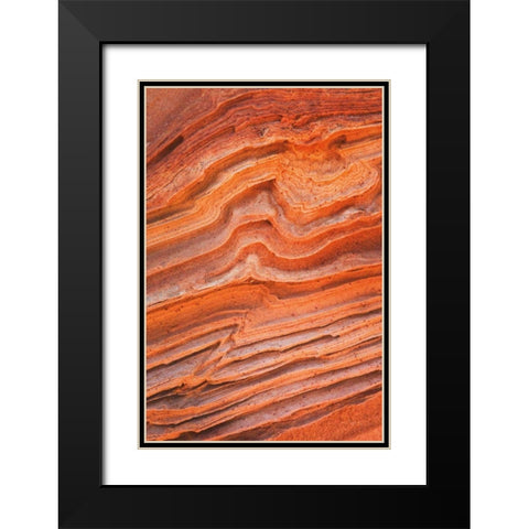 Coyote Buttes IV Black Modern Wood Framed Art Print with Double Matting by Majchrowicz, Alan