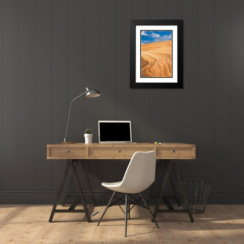 Coyote Buttes V Black Modern Wood Framed Art Print with Double Matting by Majchrowicz, Alan