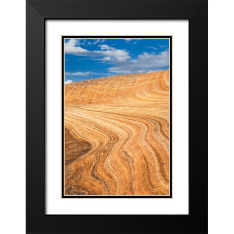 Coyote Buttes V Black Modern Wood Framed Art Print with Double Matting by Majchrowicz, Alan