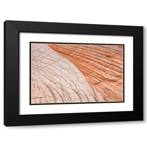 Coyote Buttes VI Black Modern Wood Framed Art Print with Double Matting by Majchrowicz, Alan