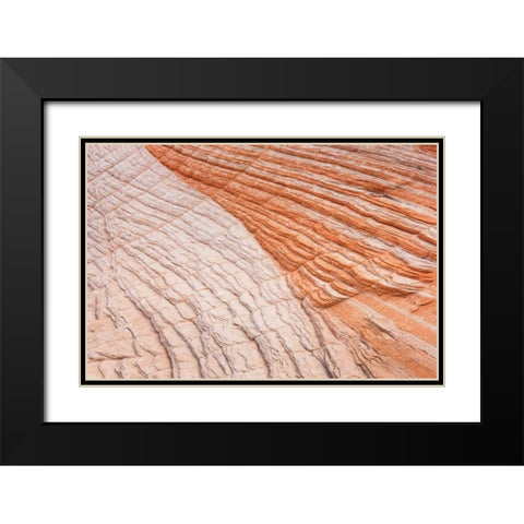 Coyote Buttes VI Black Modern Wood Framed Art Print with Double Matting by Majchrowicz, Alan