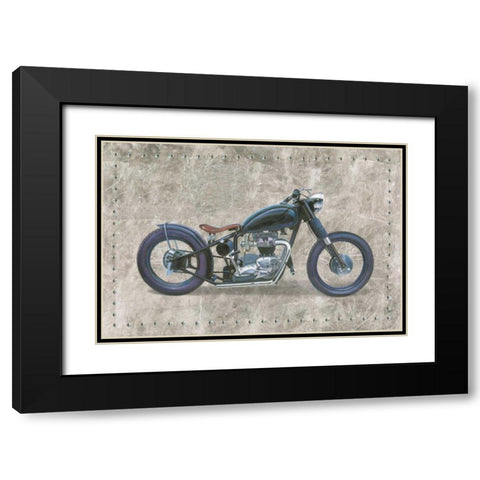 Lets Roll I Gray Black Modern Wood Framed Art Print with Double Matting by Wiens, James