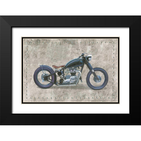 Lets Roll I Gray Black Modern Wood Framed Art Print with Double Matting by Wiens, James