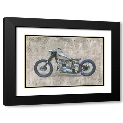 Lets Roll II Gray Black Modern Wood Framed Art Print with Double Matting by Wiens, James