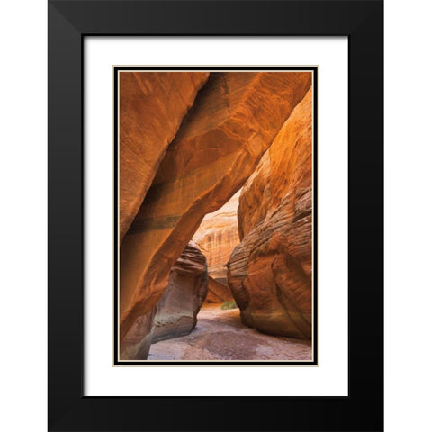 Buckskin Gulch I Black Modern Wood Framed Art Print with Double Matting by Majchrowicz, Alan