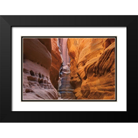 Buckskin Gulch V Black Modern Wood Framed Art Print with Double Matting by Majchrowicz, Alan