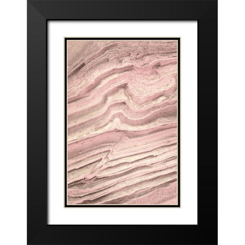 Coyote Buttes IV Blush Black Modern Wood Framed Art Print with Double Matting by Majchrowicz, Alan