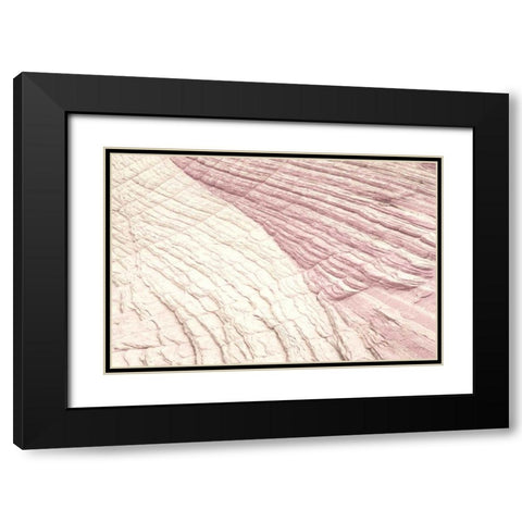 Coyote Buttes VI Blush Black Modern Wood Framed Art Print with Double Matting by Majchrowicz, Alan