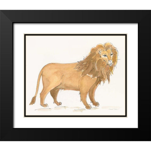 Big Cats II Black Modern Wood Framed Art Print with Double Matting by Thomas, Miranda