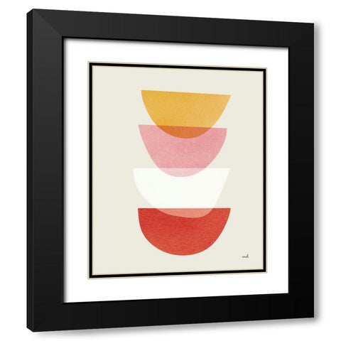 Balance III Warm Black Modern Wood Framed Art Print with Double Matting by Hershey, Moira