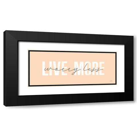 Morning Affirmations II Panel Black Modern Wood Framed Art Print with Double Matting by Marshall, Laura