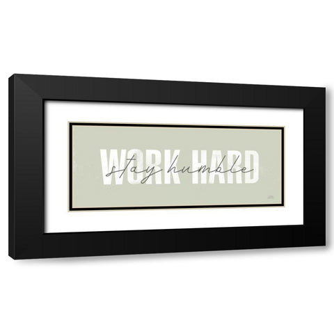 Morning Affirmations IV Panel Black Modern Wood Framed Art Print with Double Matting by Marshall, Laura