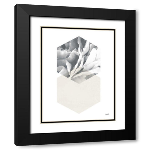 Blossoms IV v2 Black Modern Wood Framed Art Print with Double Matting by Hershey, Moira