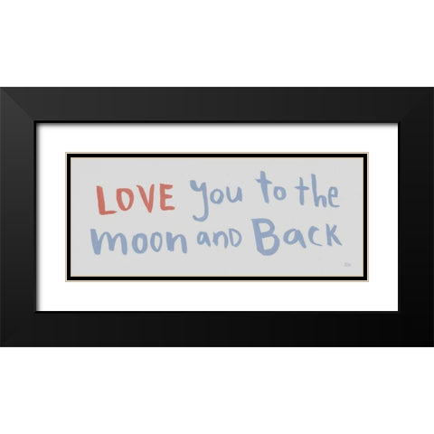 Scandy Baby Gray X Black Modern Wood Framed Art Print with Double Matting by Averinos, Melissa