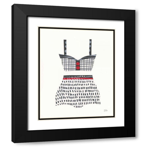 Bathing Beauty IV Black Modern Wood Framed Art Print with Double Matting by Averinos, Melissa