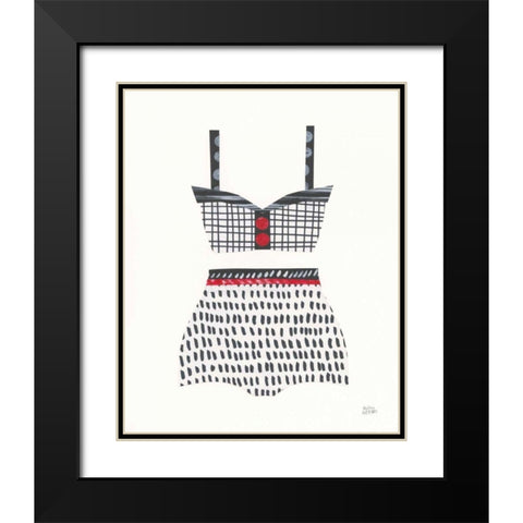 Bathing Beauty IV Black Modern Wood Framed Art Print with Double Matting by Averinos, Melissa